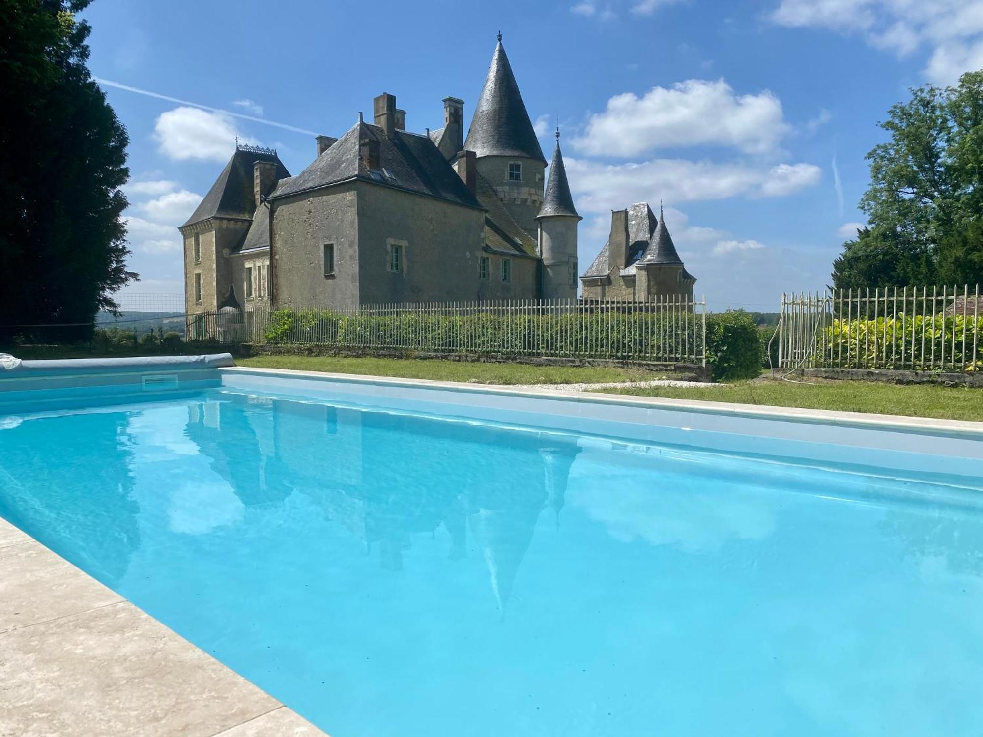 Chateau Des Feugerets Hotel Belleme Bagian luar foto