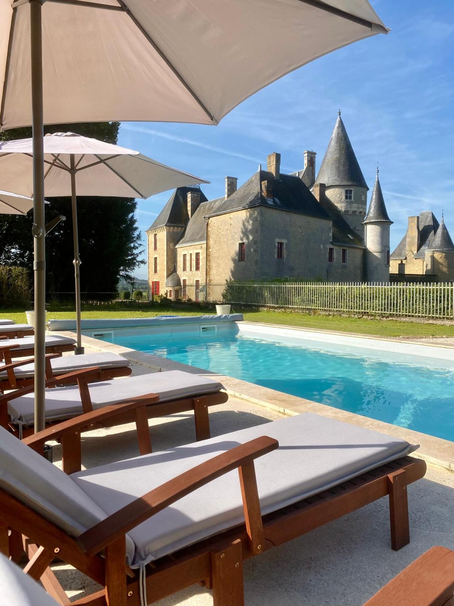 Chateau Des Feugerets Hotel Belleme Bagian luar foto